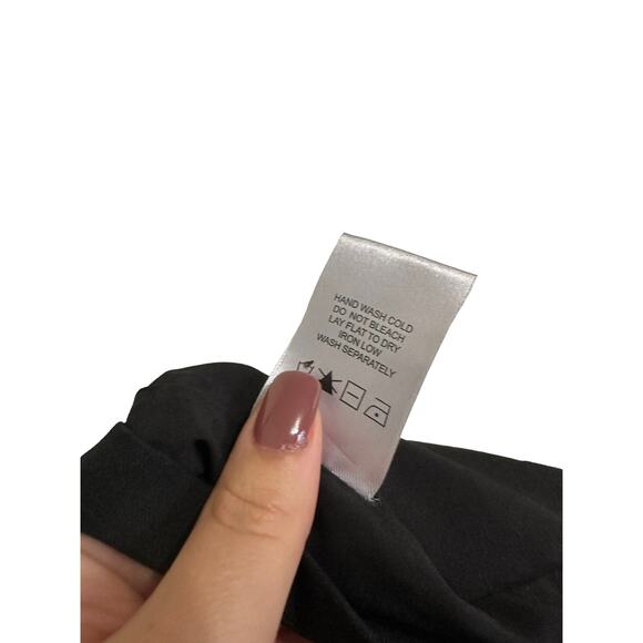 Superdown black one shoulder mini‎ dress size Medium - Picture 3 of 4